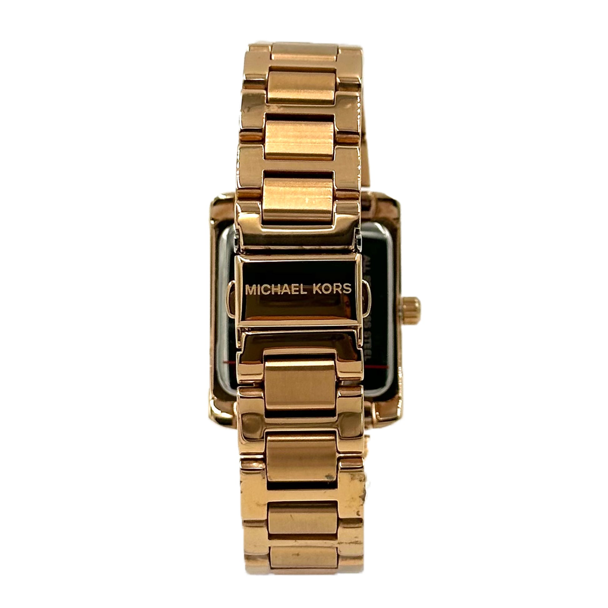 MICHAEL KORS Women's Emery Oversized Pave Rose-Gold Tone Watch - MK4644 - 796483562110