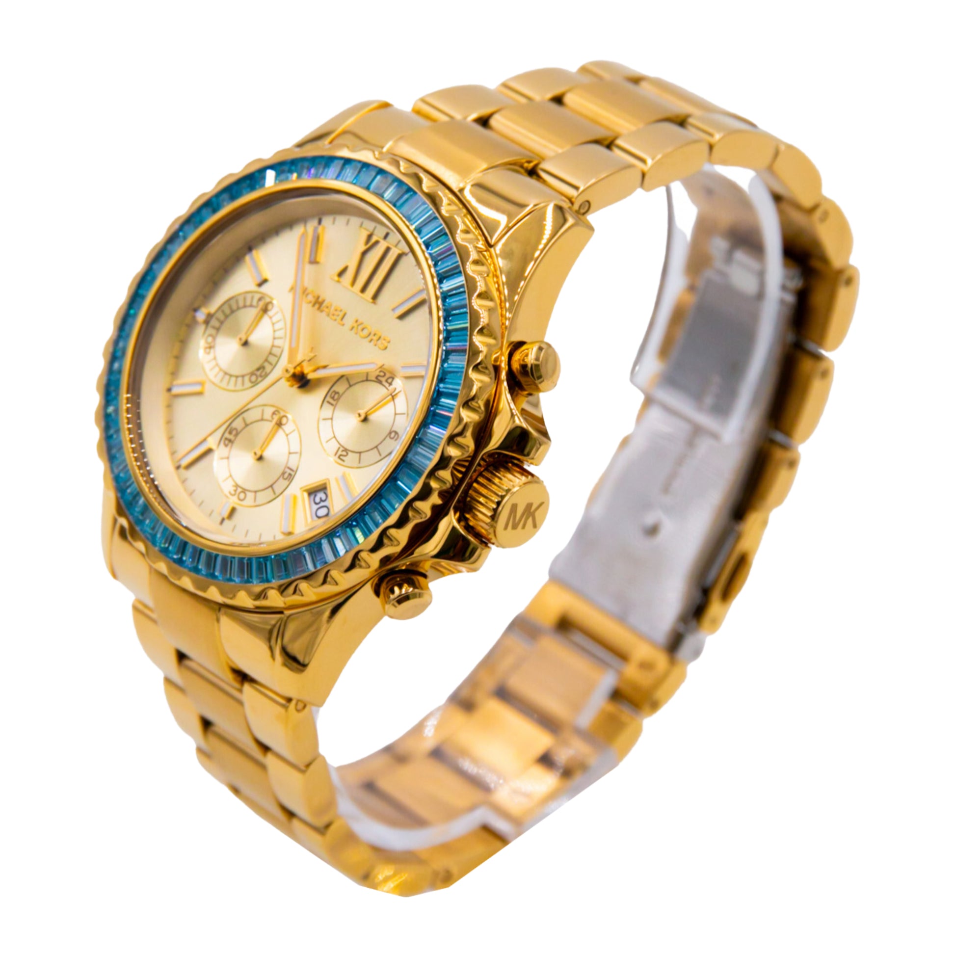 Michael Kors Everest Chronograph Gold-Tone Stainless Steel Watch - MK7210 - 796483562158