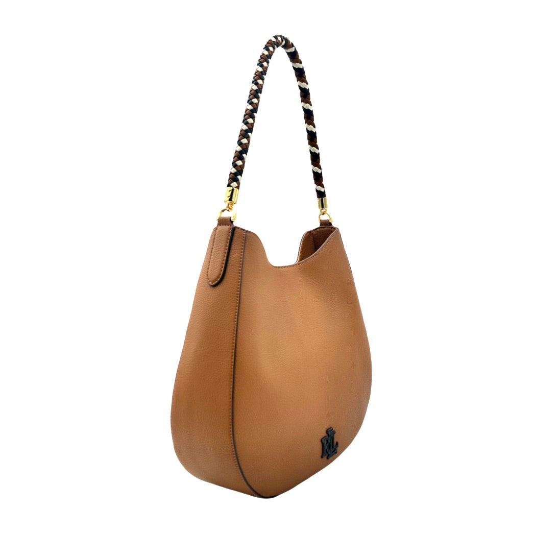 Ralph Lauren Charlie Shoulder Bag - Tan/Black