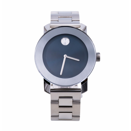 Movado Bold Blue Dial Stainless Steel Ladies Watch 3600396 - 885997197052 