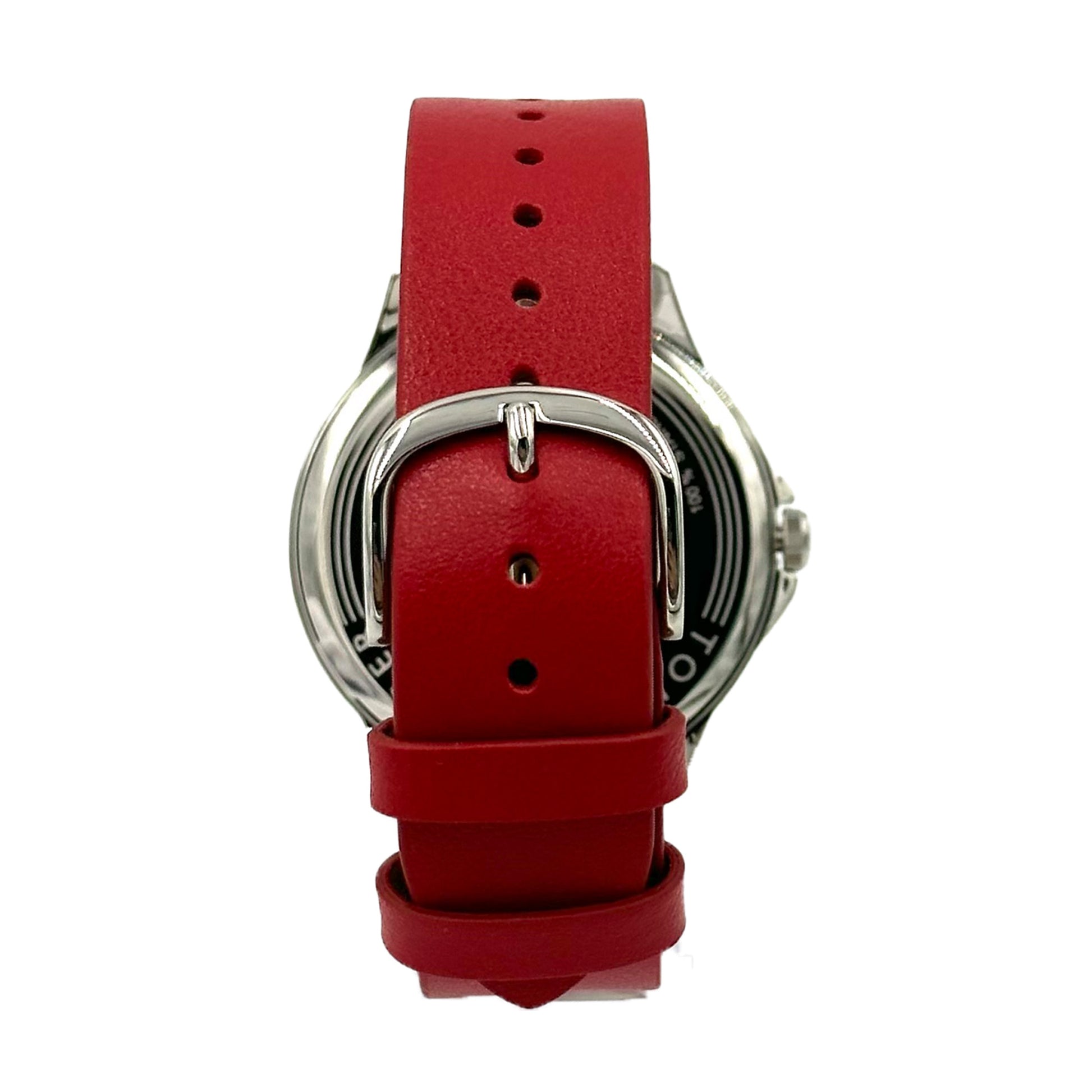 Tommy Hilfiger Women's Red 38mm Leather Strap Watch - 1782000 - 885997290913