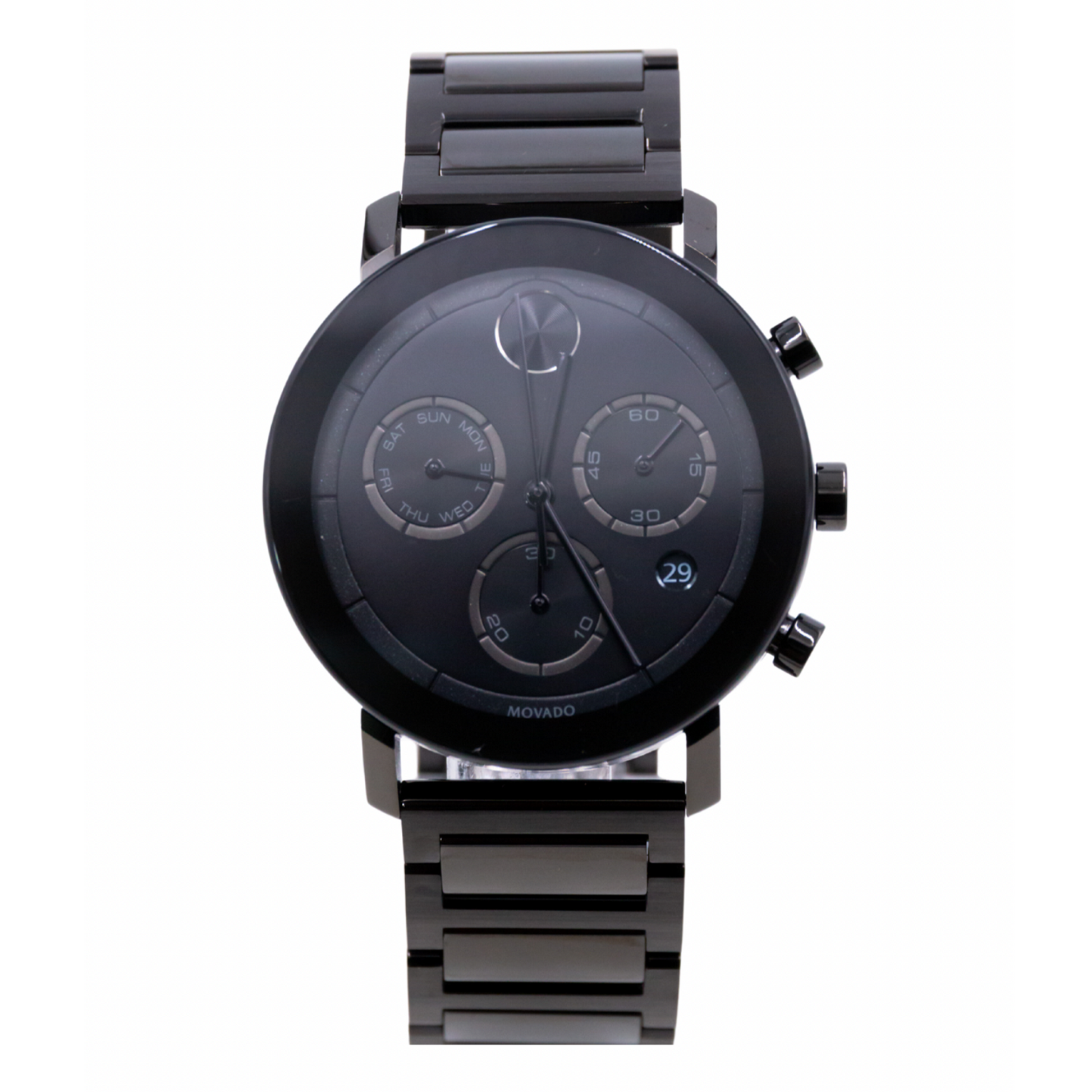 Movado Bold Evolution Chronograph Black Ion Men's Watch 3600684 - 42mm Case Size - 885997354479 