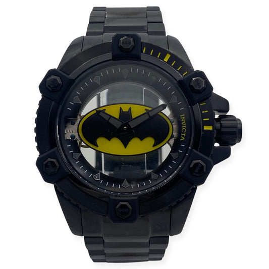 INVICTA DC Comics Batman Octane Ghost Steel Mechanical Limited Watch - 26844 - 886678322862