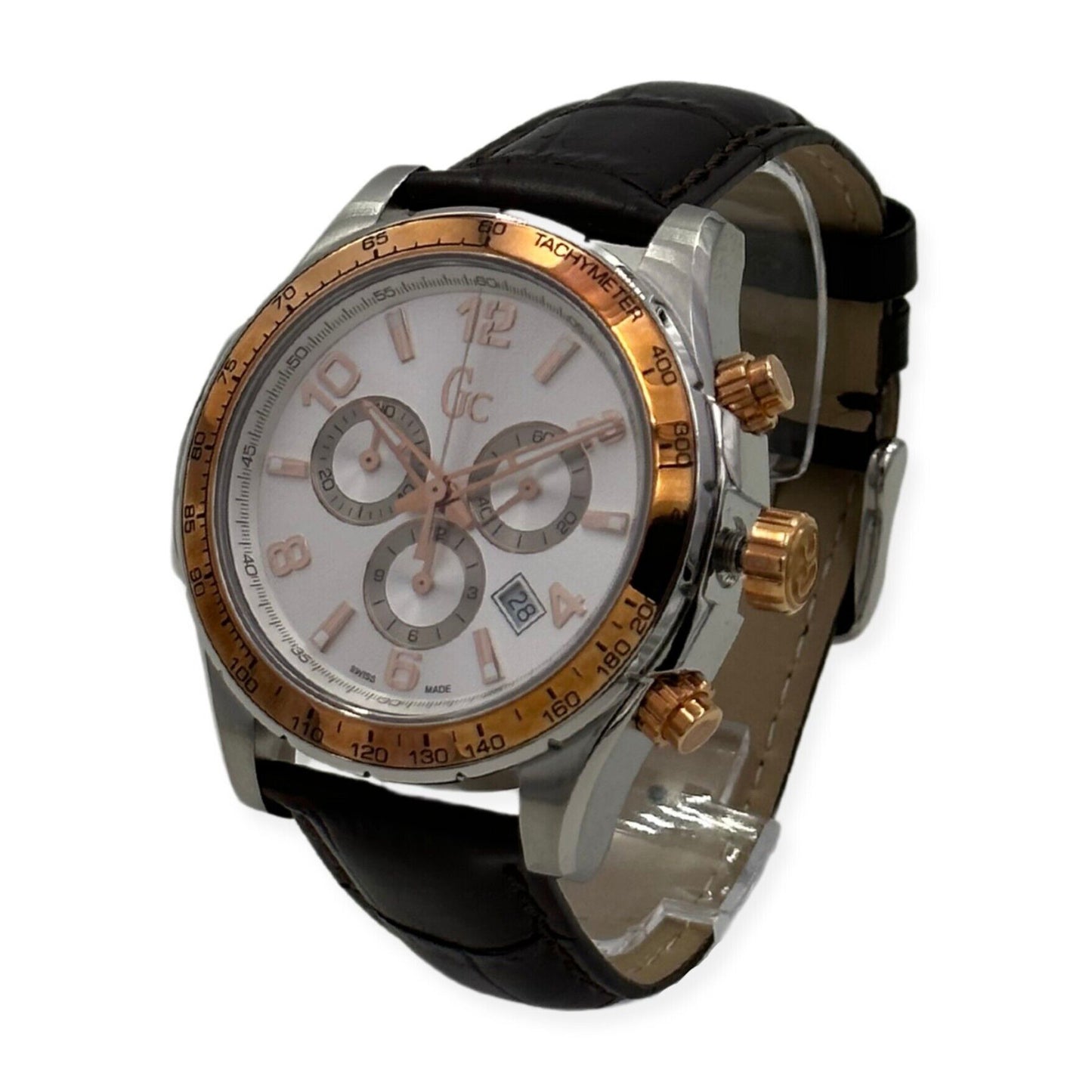 GUESS Technosport Silver Men's Chronograph Watch - X51005G1S - 91661444357