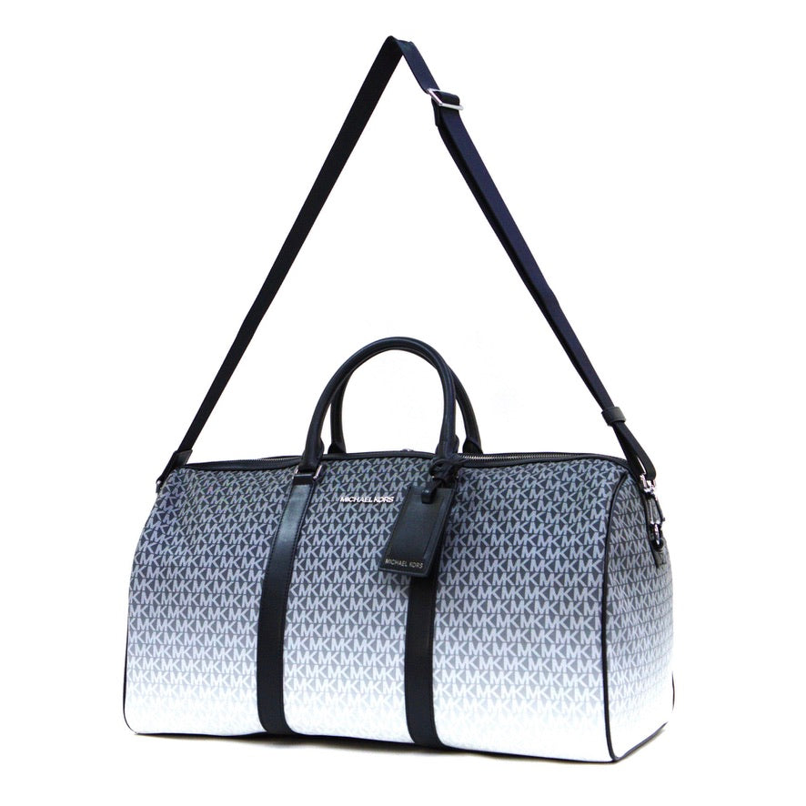 Michael Kors Cooper Men Carry-On Duffle Weekender Travel Luggage Bag  -Black