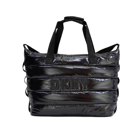 DKNY Bolso tote de fin de semana Nora Puffer - Negro