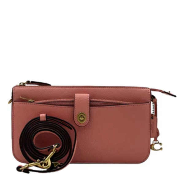 Coach Noa Pop-Up Messenger Pouch Crossbody Bag - Candy Pink