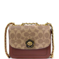 Coach Women's Coated Canvas Signature Madison Shoulder Bag - Tan Rust