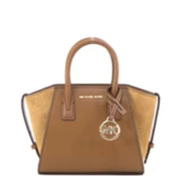 Michael Kors Avril Extra Small Satchel Shoulder Crossbody Bag - Luggage