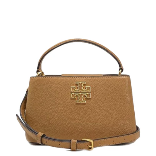 Tory Burch Britten Pebbled Leather Micro Satchel Crossbody – Moose