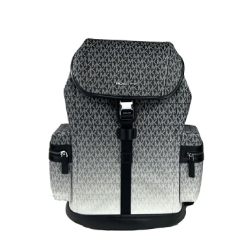 Michael Kors Cooper Ombré Logo Utility Backpack- Black