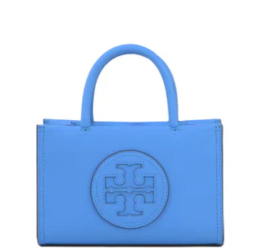 Tory Burch Mini Ella Bio Tote - Blue Azure
