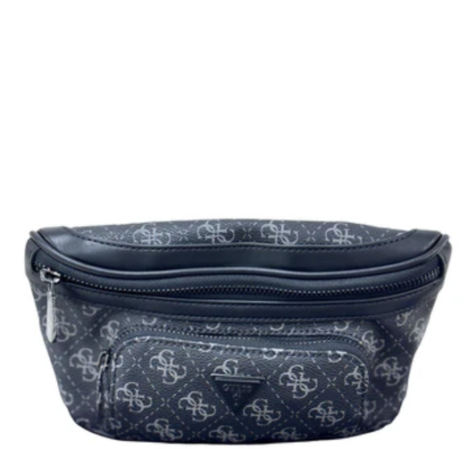 Guess Vezzola Smart Compact Bum Bag Belt Bag - Dark Black Grey