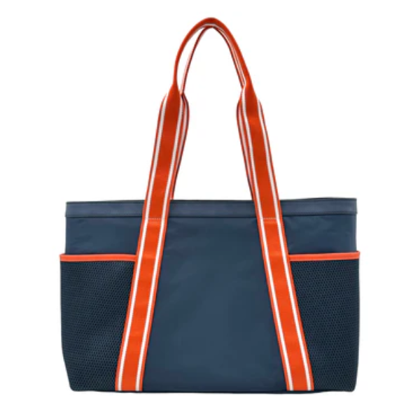 Michael Kors Lautner Nylon Classic East/West Tote Bag - Navy
