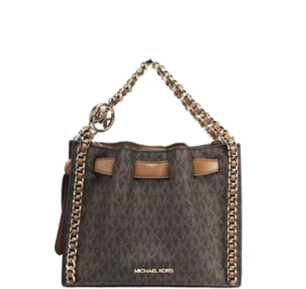 Michael Kors Mina Crossbody Bag- Brown