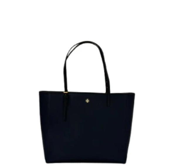 Tory Burch Emerson Small Saffiano Leather Tote – Navy