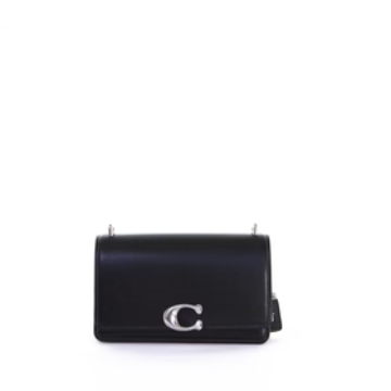 Coach Luxe Refined Calf Leather Bandit Crossbody - Black