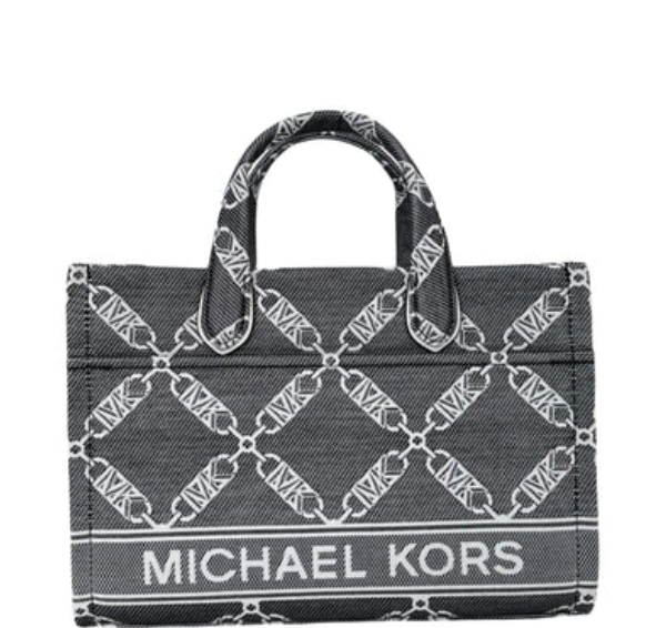 Michael Kors Gigi Small Messenger - Black Optic White
