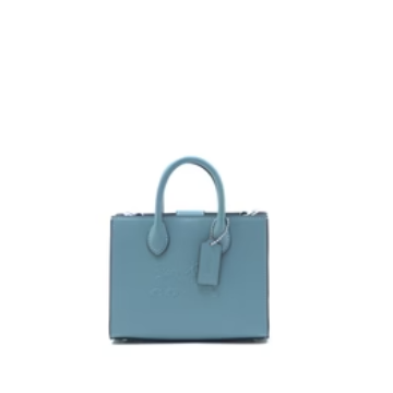 Coach Ace Top Handle Leather Tote Bag - Aquamarine