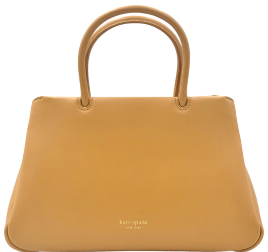 Kate Spade New York Grace Smooth Leather Satchel - Caramel Corn