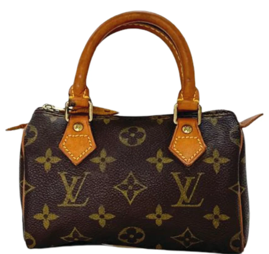 Louis Vuitton Monogram Nano Speedy Handbag  Brown - Pre Loved