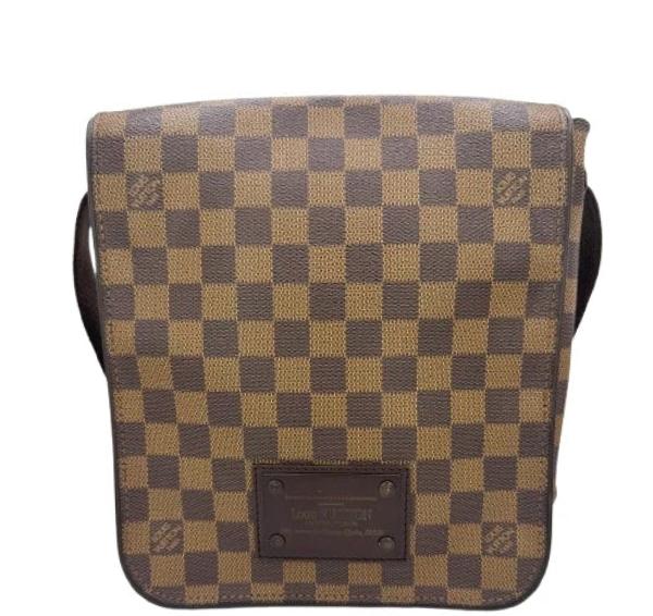 Louis Vuitton Brooklyn PM Damier Ebene Canvas Crossbody Messenger Bag