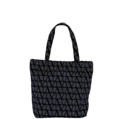 Valentino Toile Iconographe Tote Bag-Melange Denim