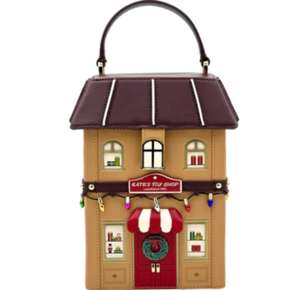 Kate Spade Oh What Fun 3D Toy Store Crossbody House Purse - Brown/Red