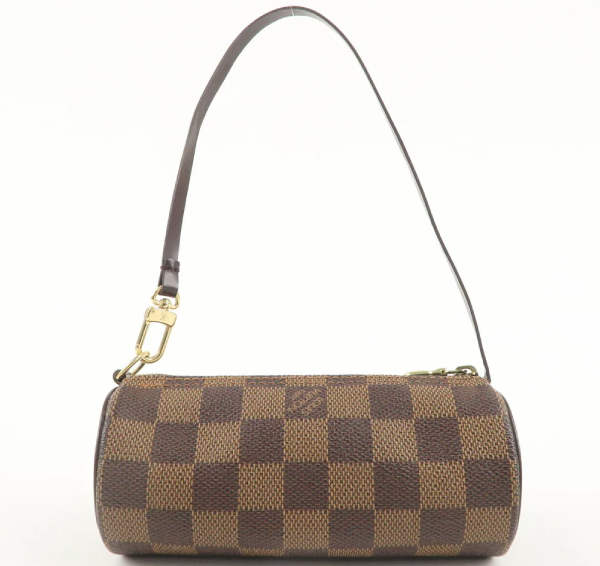 Authentic Pre-Loved Louis Vuitton Monogram Mini Pouch for Papillon Bag - Brown
