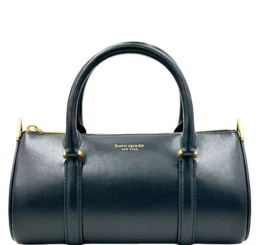 Kate Spade Spade Icon Small East-West Barrel Bag - Black
