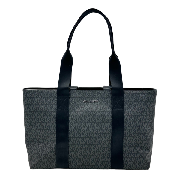 Michael Kors Outlet Cooper Signature Logo Tote Bag - Black