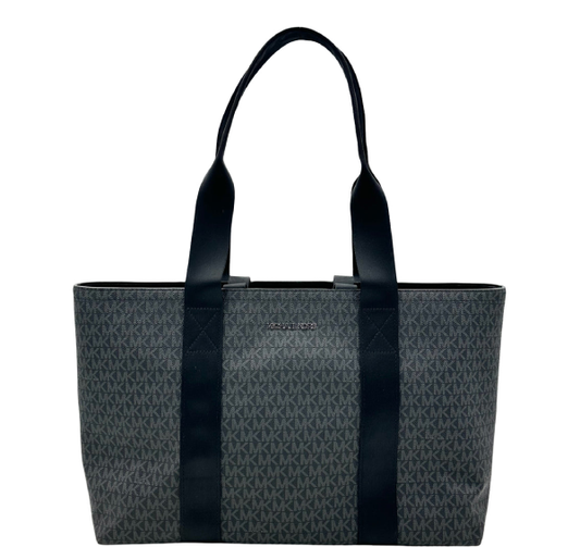 Michael Kors Outlet Cooper Signature Logo Tote Bag - Black