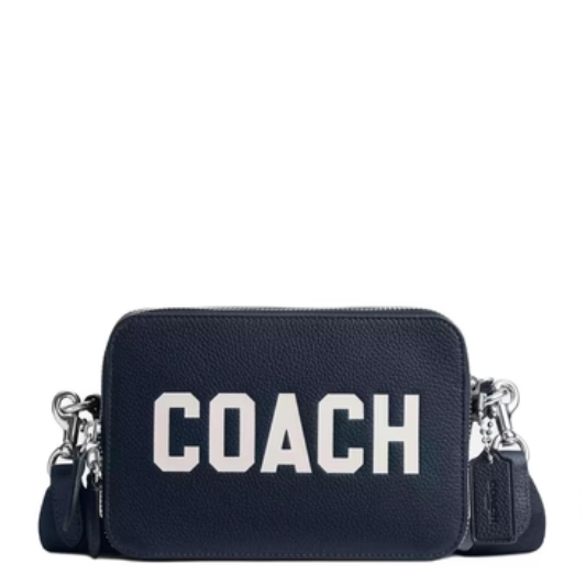Coach Charter Crossbody Bag 19 With Coach Graphic-Dark Navy
