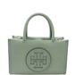 Tory Burch Mini Ella Leather Tote Bag – Green – Double T Logo Handbag New W/O Tags