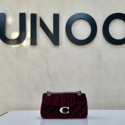 Coach Tabby 20 Merlot Quilted Shoulder Bag- Velvet