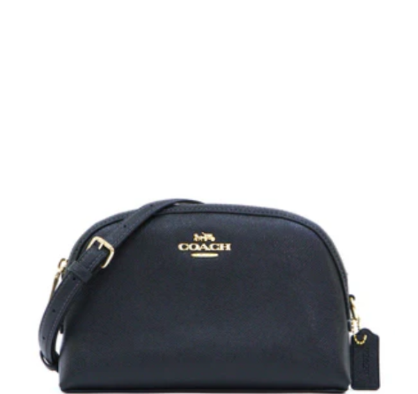 Coach Cross Grain Madison Crossbody - Black