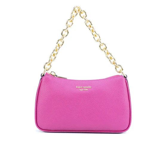 Kate Spade Jolie Pebbled Leather Small Convertible Crossbody Bag - Pink
