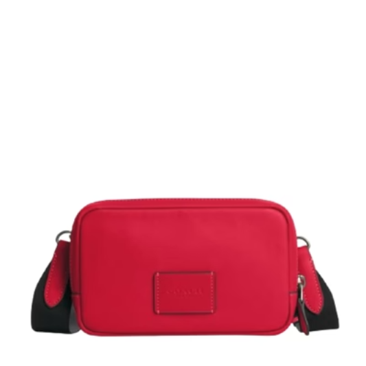 Coach Carrier Phone Crossbody- Bold Red