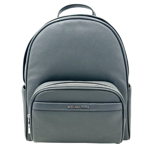 Michael Kors Bex Medium Pebble Leather Backpack - Slate