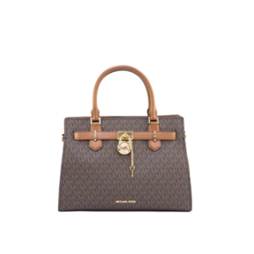 Michael Kors Hamilton Medium Satchel - Brown