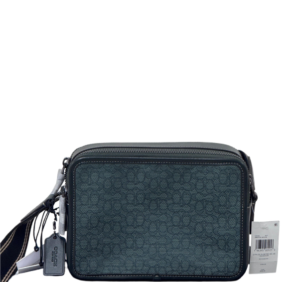 Coach Charter Crossbody 24 in Micro Signature Jacquard - Amazon Green