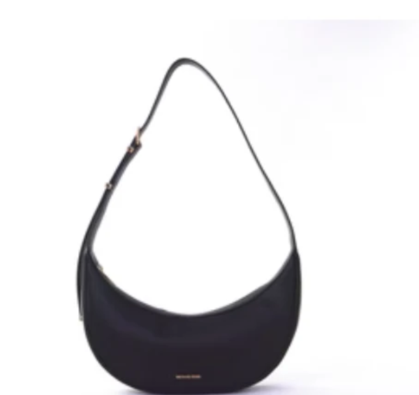 Michael Kors Avra Medium Convertible Leather Sling Crossbody - Black