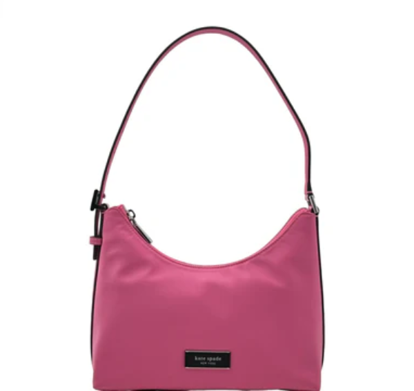 Kate Spade Sam Icon KSNYL Nylon Small Shoulder Bag - Pink