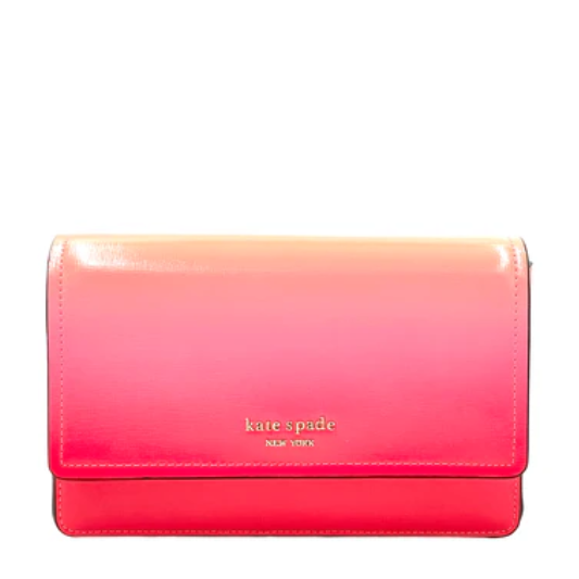 Kate Spade New York Morgan Ombre Flap Chain Wallet Crossbody - Melon Ball