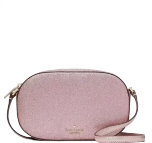 Kate Spade Glimmer Oval Camera Crossbody Bag - Mitten Pink