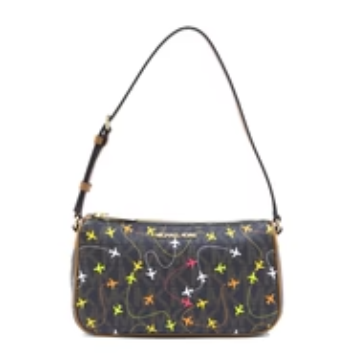 Michael Kors Jet set Medium Pouchette - Brown Multi