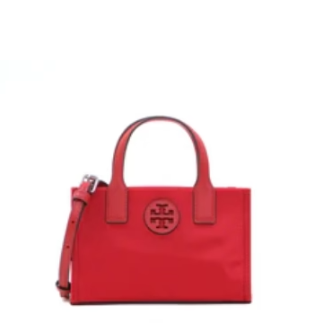 Tory Burch Ella Nylon Mini Tote - Brilliant Red