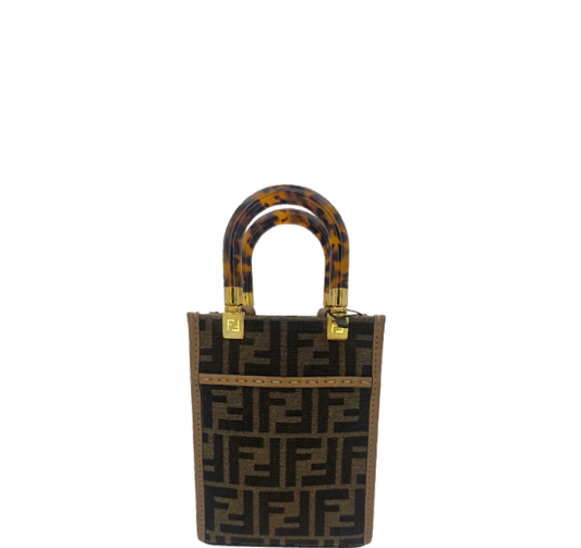 Fendi Mini Sunshine Shopper Tote Bag