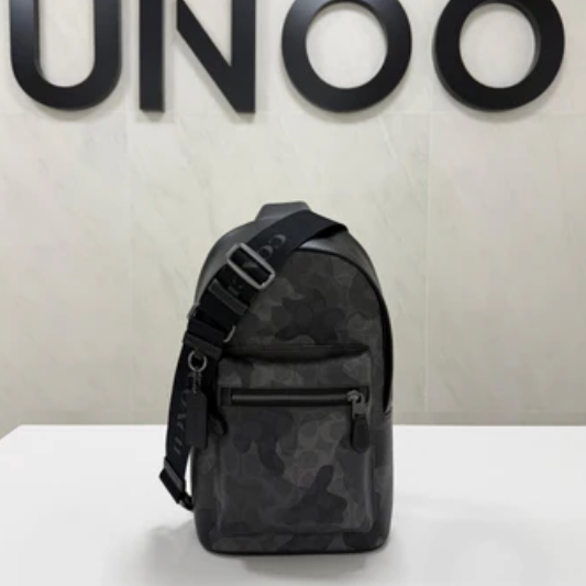 Coach West Pack In Signature Camo Print-Gunmetal/Grey Multi