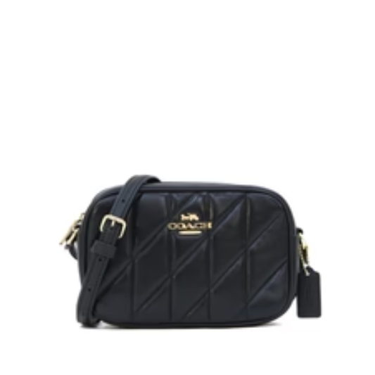 Coach Mini Jamie Camera Bag With Quilting - Black